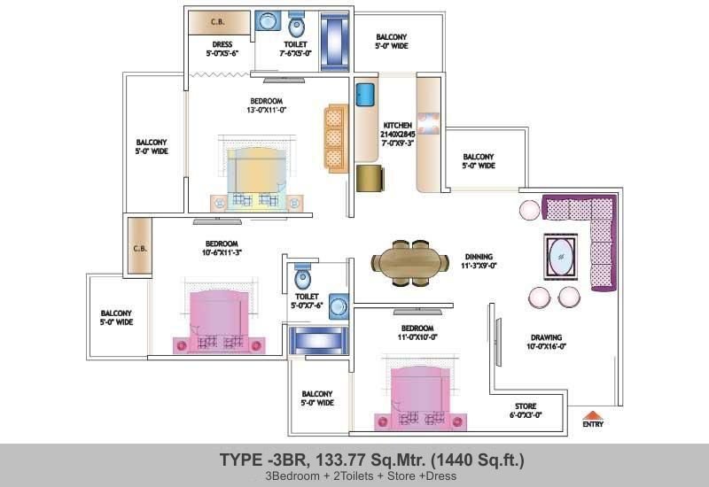 3 BHK